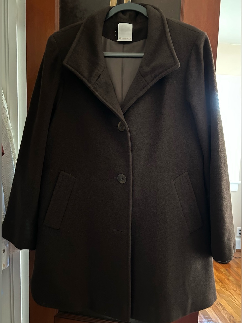 Fleurette Loro Piana 100% cashmere coat